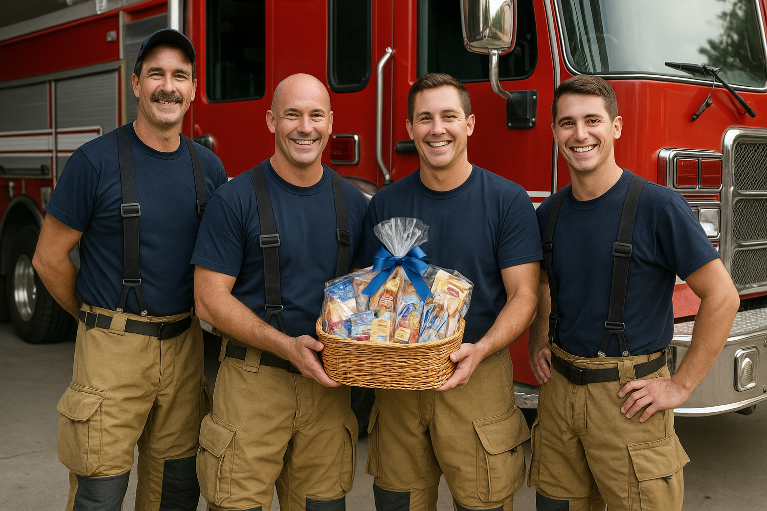 Fire Fighter Appreciation Event First Responder Relief Fund drops off appreciation gifts to local fire fighters