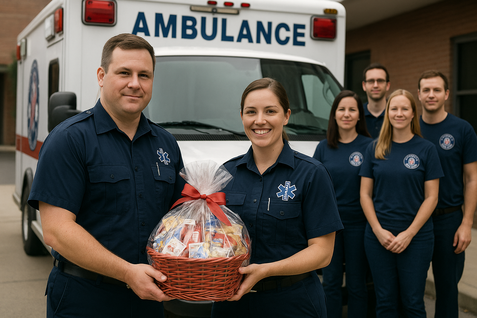 Paramedic Appreciation Gift Drop EMTs and Paramedics work tirelessly to protect our citizens. We work hard to support them!
